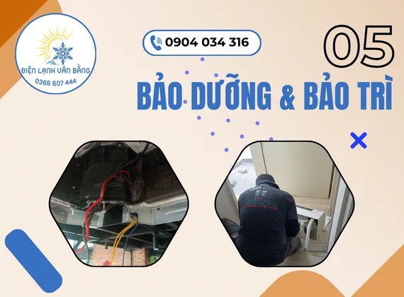 BẢO DƯỠNG & BẢO TRÌ ĐIỆN LẠNH