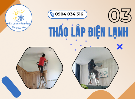 THÁO & LẮP ĐẶT ĐIỆN LẠNH